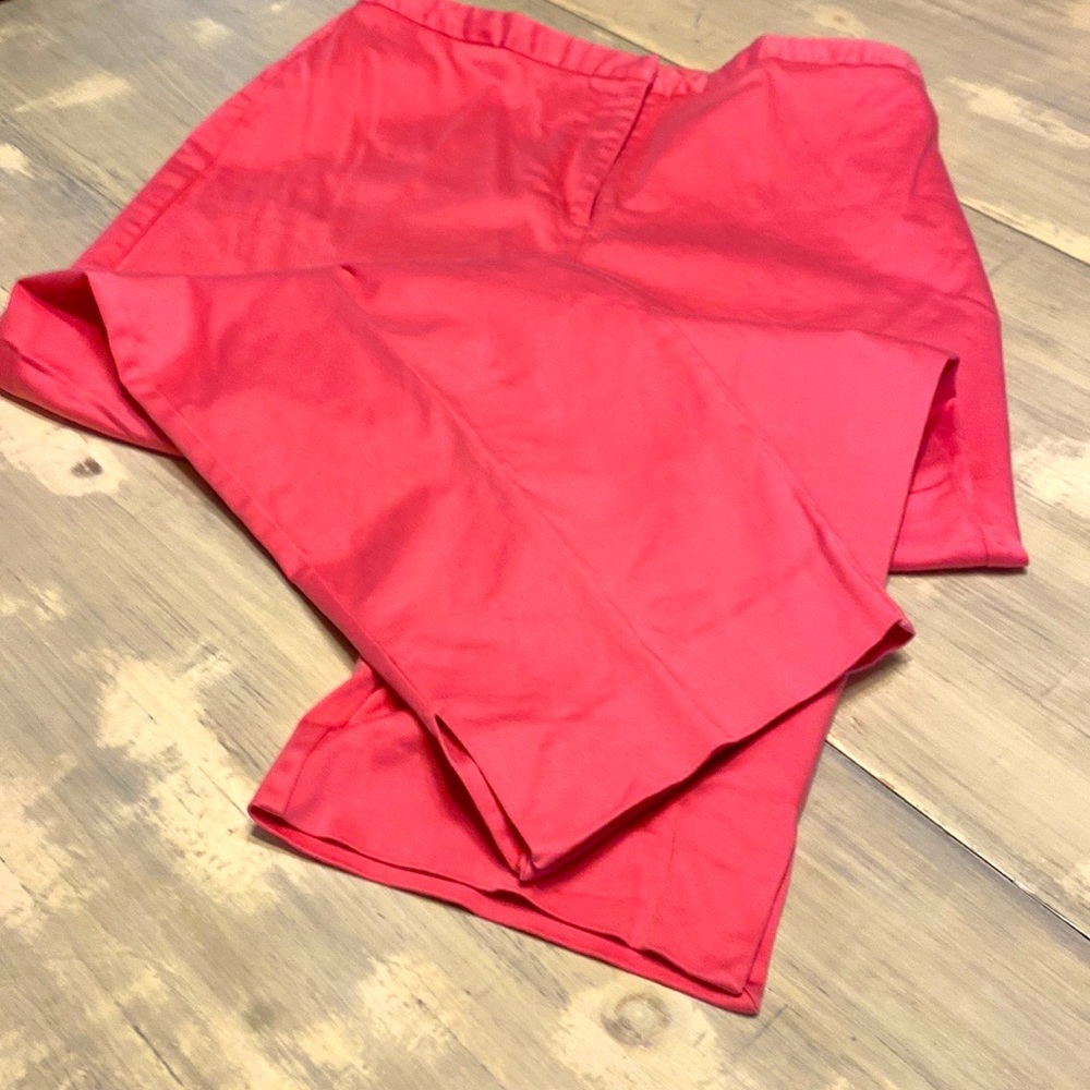 Cropped pink summer pants
